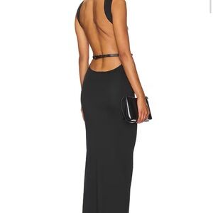 REVOLVE Elegant Black Backless Dress